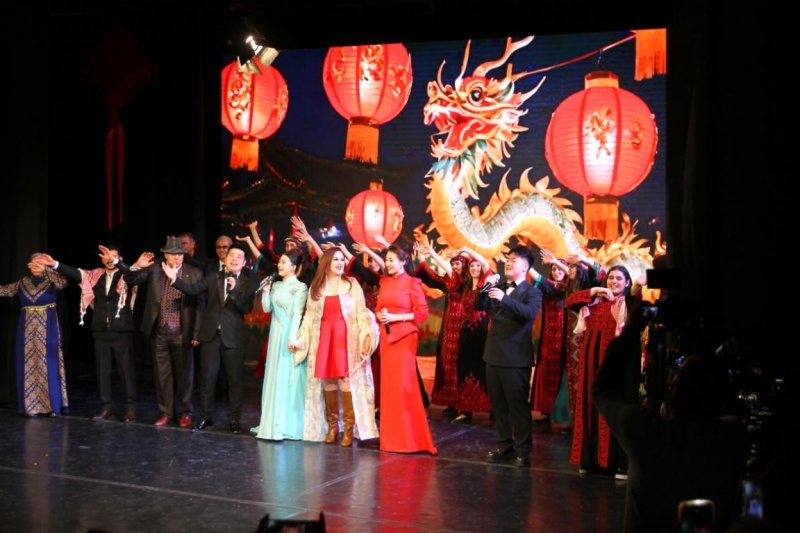 中約青年歌會開啟2026約旦“歡樂春節(jié)”系列活動，納達爾·達烏德攝